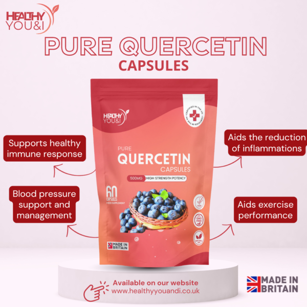 Pure Quercetin Capsules 500mg - Image 3