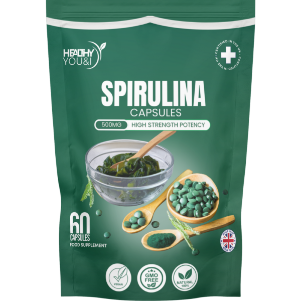 Spirulina Capsules 500mg
